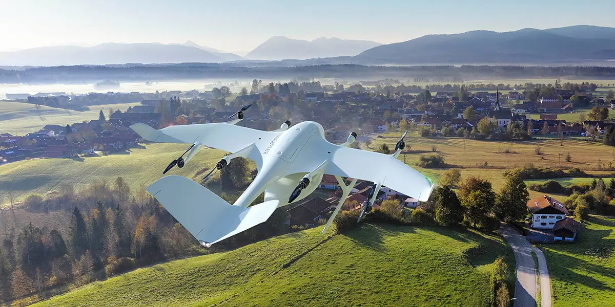 fixed-wing drone
