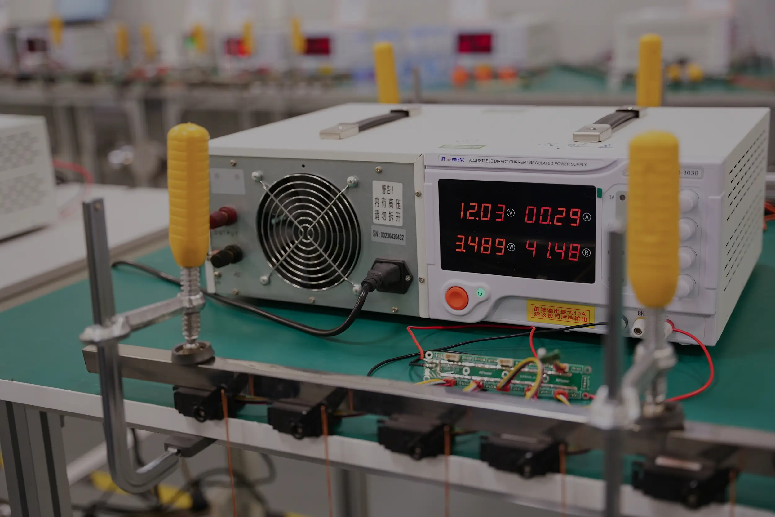 Overcurrent test